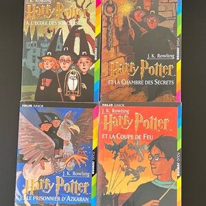 Harry Potter Paperback French Book Set - Multicolor